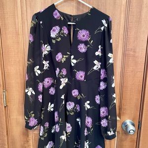Dress Floral Long Sleeve